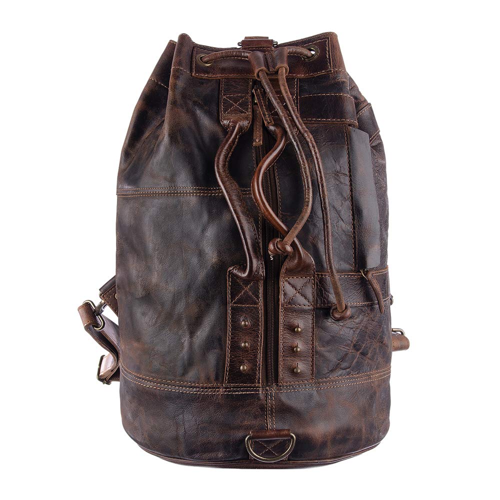 Greenland Nature Classic Rucksack Seesack Leder 50 cm
