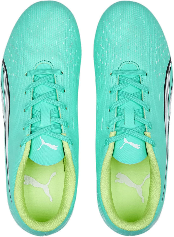 PUMA Unisex Kinder Ultra Pro Fg/Ag Jr Fussballschuh 29 EU Electric Peppermint Puma White Fast Yellow