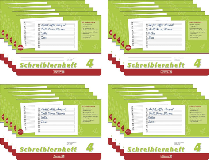 Brunnen Schreiblernheft (20, Lineatur 4) 20 Lineatur 4, 20 Lineatur 4