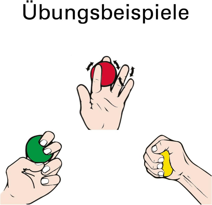 Squeeze Egg Handtrainer Fingertrainer Unterarmtrainer Antistressball mittel GRÜN