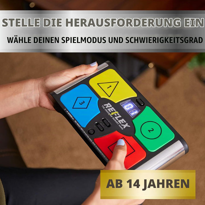 Paladone Blitzreaktionsreflex-Schock-Gedächtnisspiel - Elektronisches Gedächtnisspiel mit einem Scho
