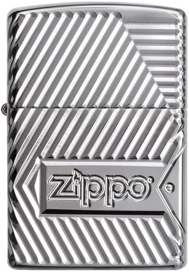 Zippo Bolts Design - 29672 - Choice Collection 2018-60004306 - Suggested Retail: Euro 139,95 Silber