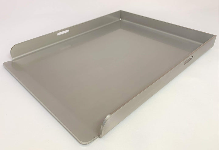 EWH Premium BBQ Grillplatte Plancha aus 4 mm Edelstahl 1.4301 Grösse: Thüros T4 39 x 30 cm mit optio