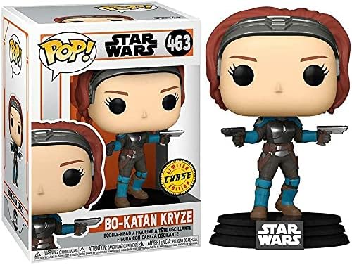 POP Star Wars: The Mandalorian - Bo-Katan Kryze Limited Edition Chase Funko Pop Vinyl Figure (Bundle