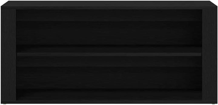vidaXL Schuhbank Schwarze Eiche 100 x 35 x 45 cm Holzwerkstoff, Schwarze Eiche