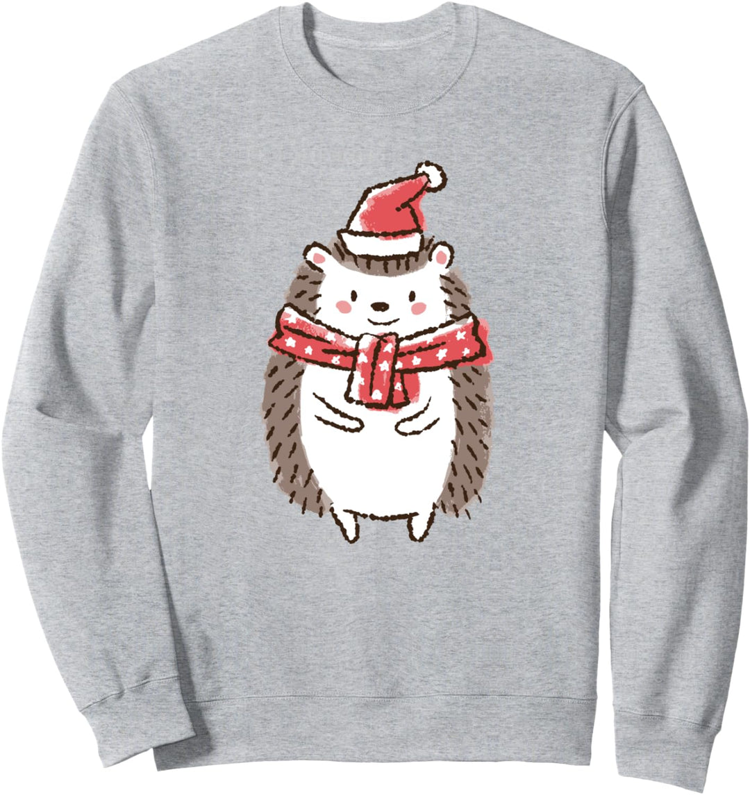 Netter Weihnachtsigel Igel Weihnachten Urlaub Süss Tier Sweatshirt