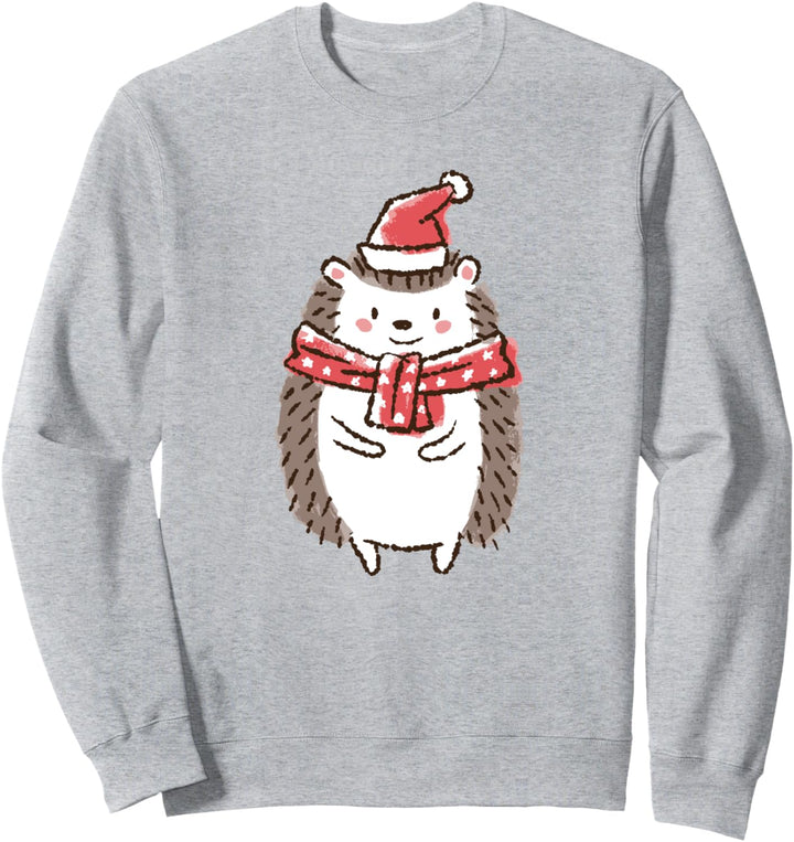 Netter Weihnachtsigel Igel Weihnachten Urlaub Süss Tier Sweatshirt