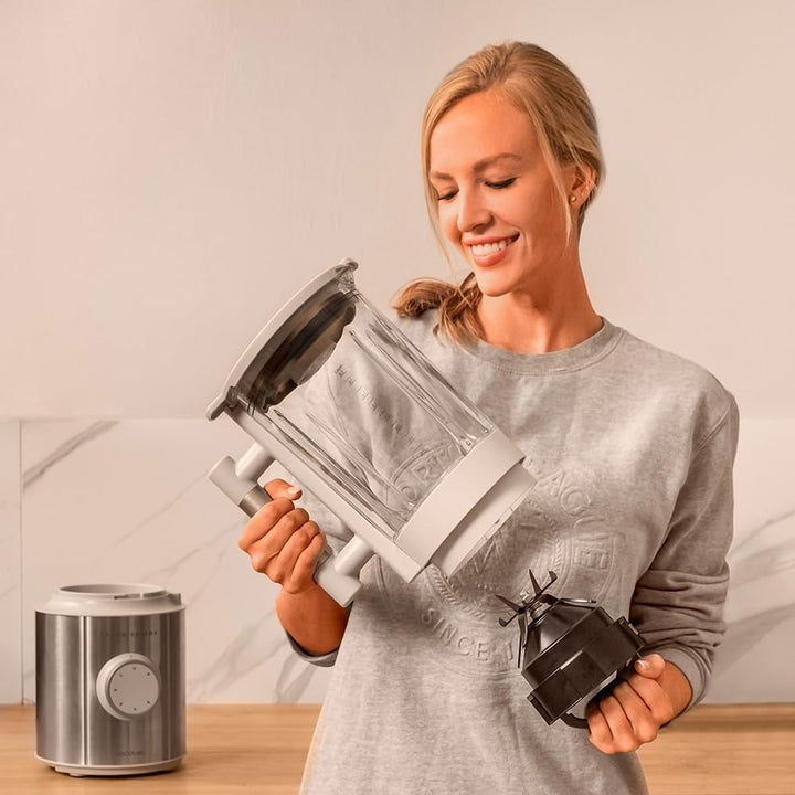 Cecotec Standmixer Grand Katana 2700MAX Total Destroy W. Maximalleistung 2700W, Gegenläufige Technol