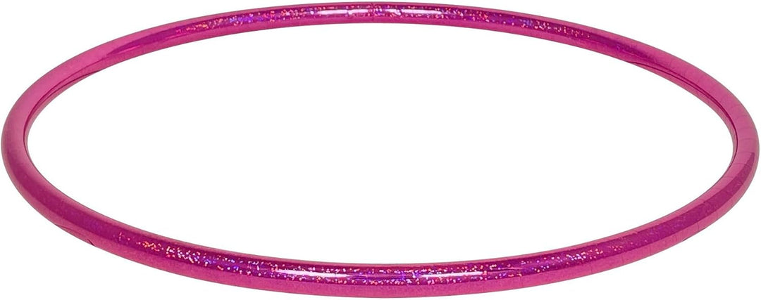 hoopomania Kinder Hula Hoop, Glitter Farben, Ø60/70/80cm Ø70cm Pink, Ø70cm Pink