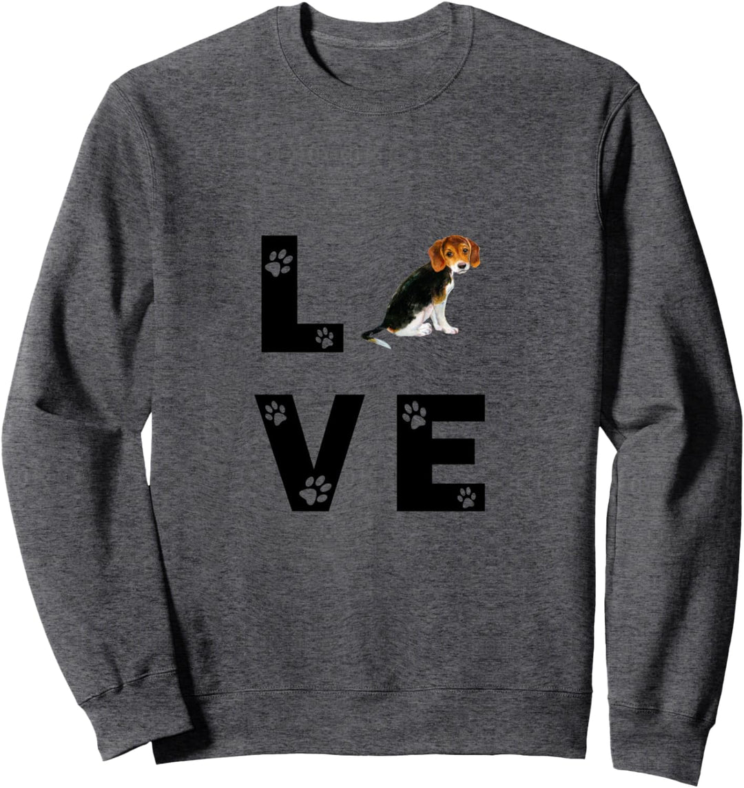 BEAGLE Hund Love Hundebesitzer Geschenk Sweatshirt