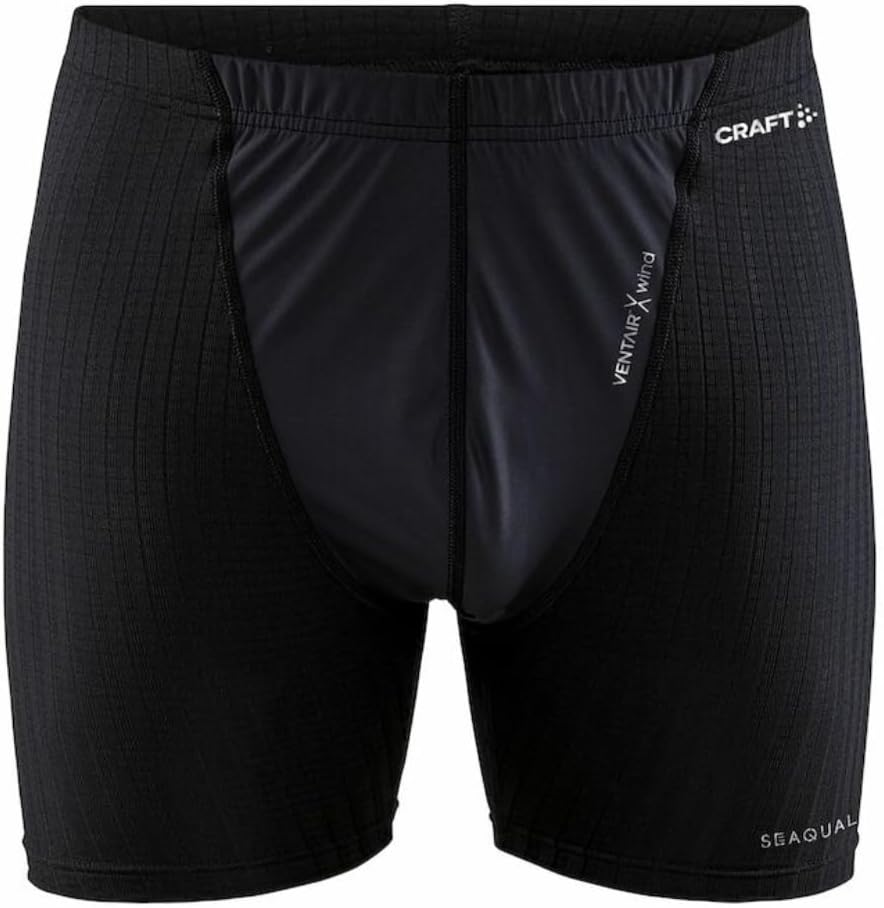 Craft Herren Active Extreme X Wind Boxer M Hose XL Schwarz/Granit, XL Schwarz/Granit
