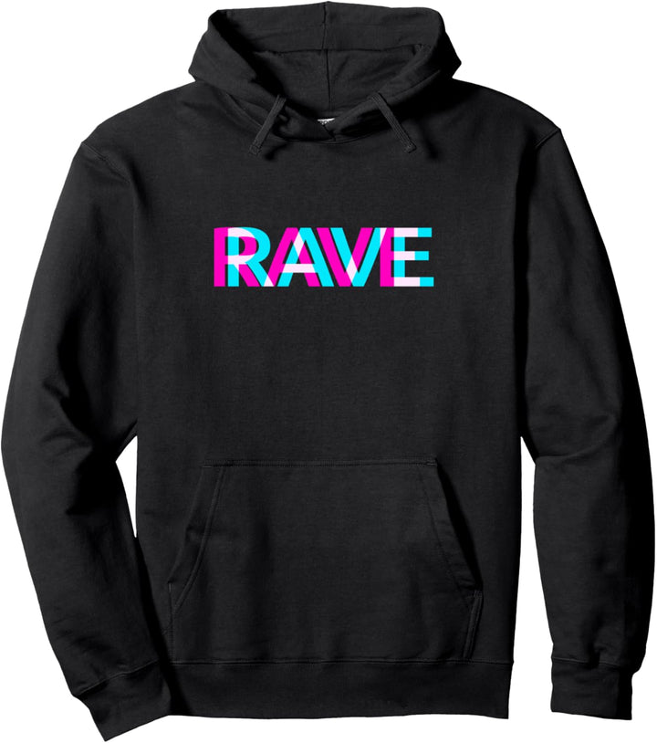 Rave Outfit Trippy Raver EDM Festival Kleidung Acid Techno Pullover Hoodie