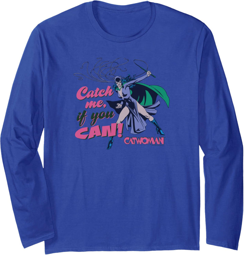 Batman Catwoman Catch Me Langarmshirt