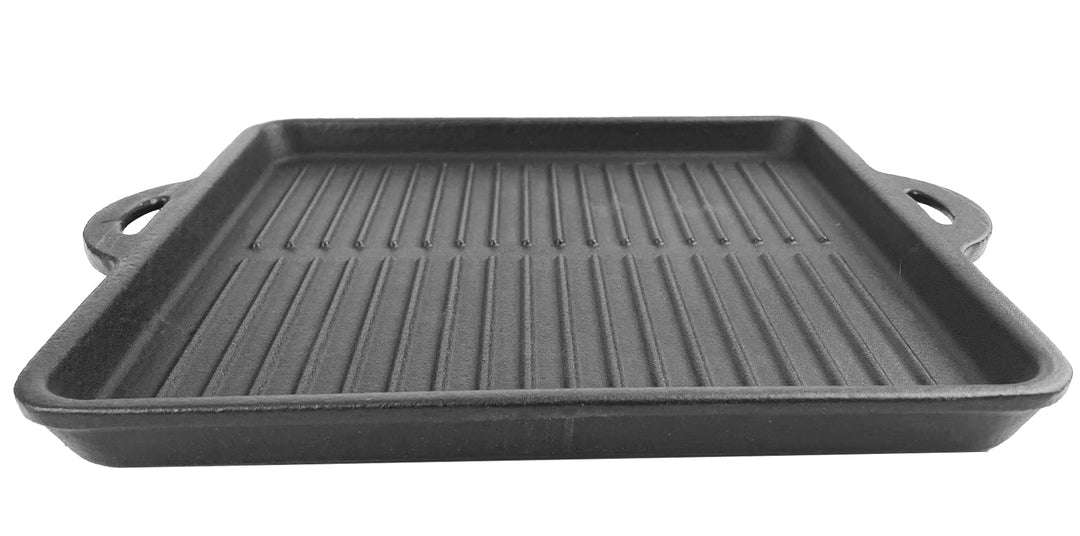 GARDINGER Grillplatte Guss für einflammige Universal-Kartuschen Kocher + Rocket Stove 23 cm Durchmes