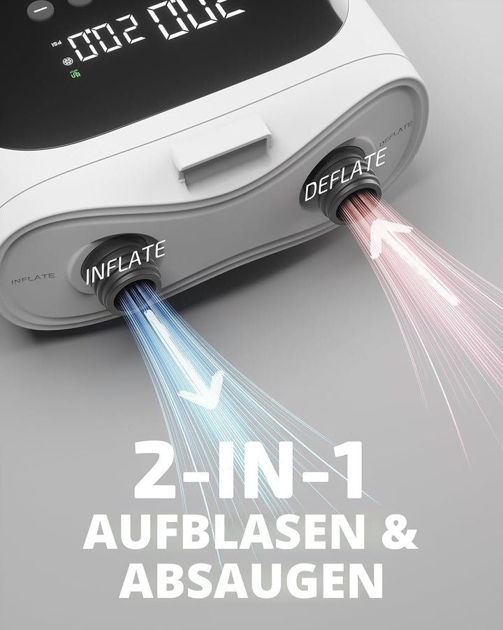 Swonder SUP-Pumpe, 30% Schnellere Inflation SUP Pumpe Elektrisch, Kompakte & Leichte Elektrische Luf