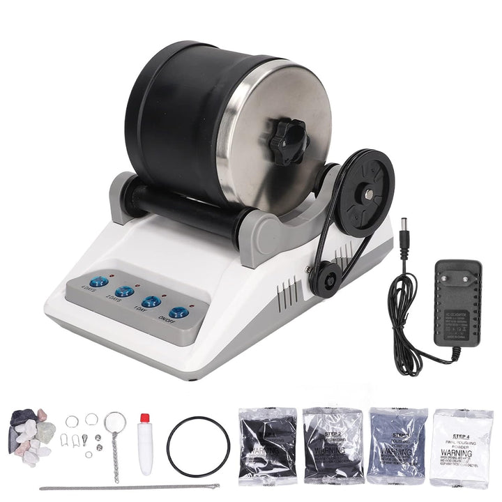 Rock Tumbler Kit DIY elektrisches Spielzeug mit groben Edelsteinen zum Polieren für Erwachsene und10