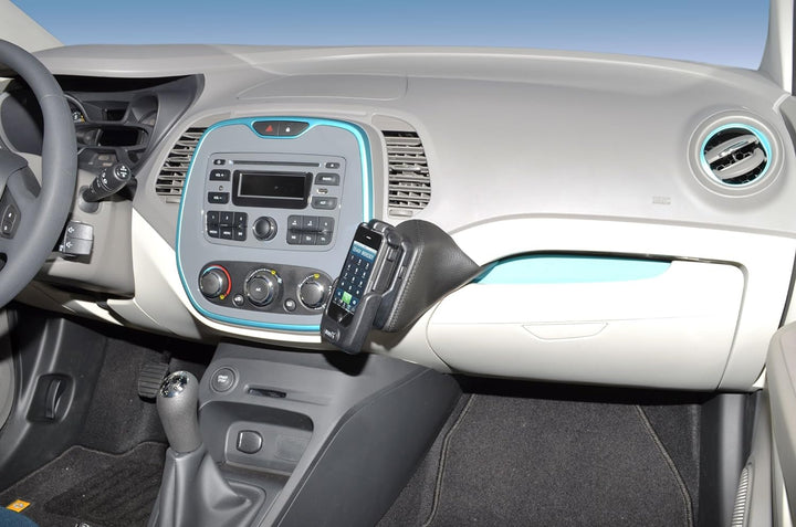 KUDA 1855 Halterung Kunstleder schwarz für Renault Capture ab 2013, 1855