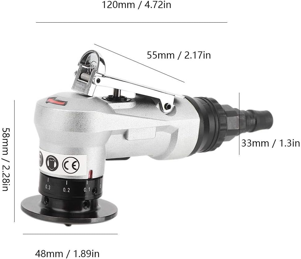 Anfasmaschine, KOPO KP-5702 Mini 45 ° Lichtbogenschneider Trimmer Leichtbogen-Druckluftwerkzeug, Abs