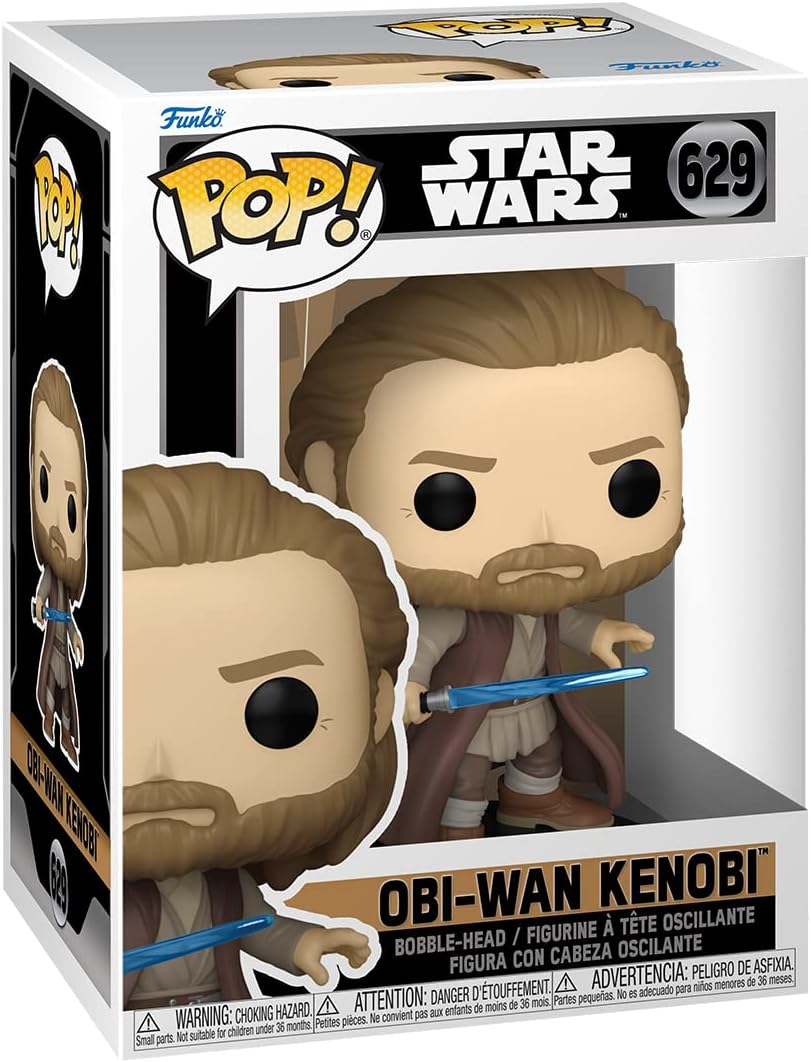 Funko Pop! Vinyl: Obi-Wan Kenobi Battle Pose - Jasper - Star Wars - Vinyl-Sammelfigur - Geschenkidee