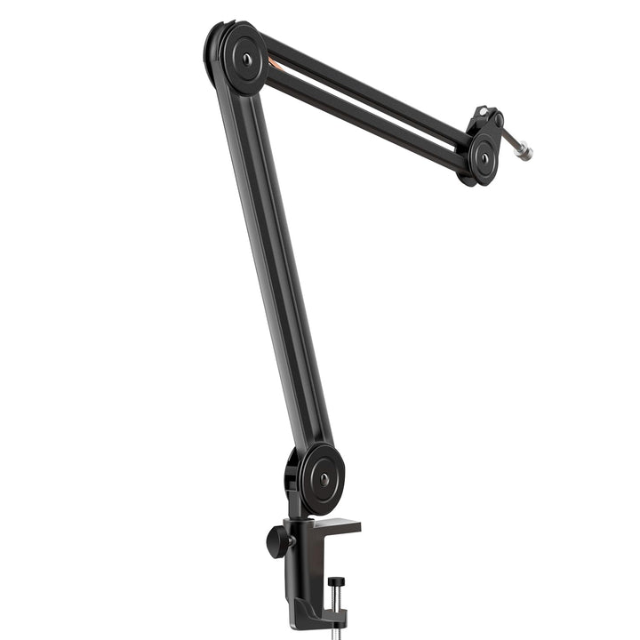 FIFINE Mikrofon Arm, Einstellbarer Mikrofon Ständer, 3/8" bis 5/8" Adapter, Mikrofonclip, DREI Kabel