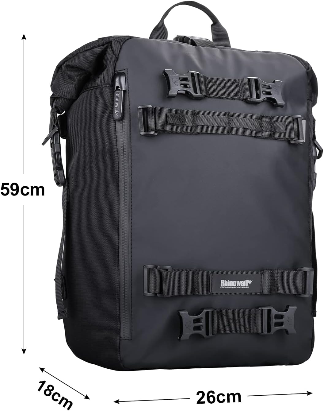 Rhinowalk Multifunktional Motorradtasche Motorradgepäck 10/20/30L Motorrad Pannier Satteltaschen Gep