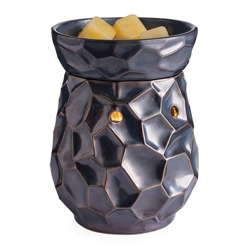 Candle Warmers HAMMERED Duftlampe elektrisch metallic schwarz