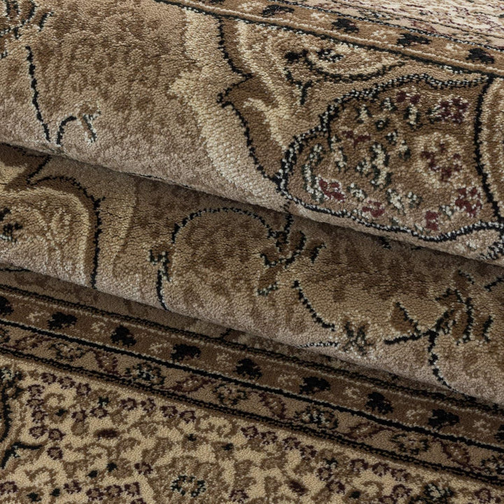 Carpetsale24 Orientteppich Kurzflor Orientalischer Teppich, Klassisch Oriental Ornament Medaillon De