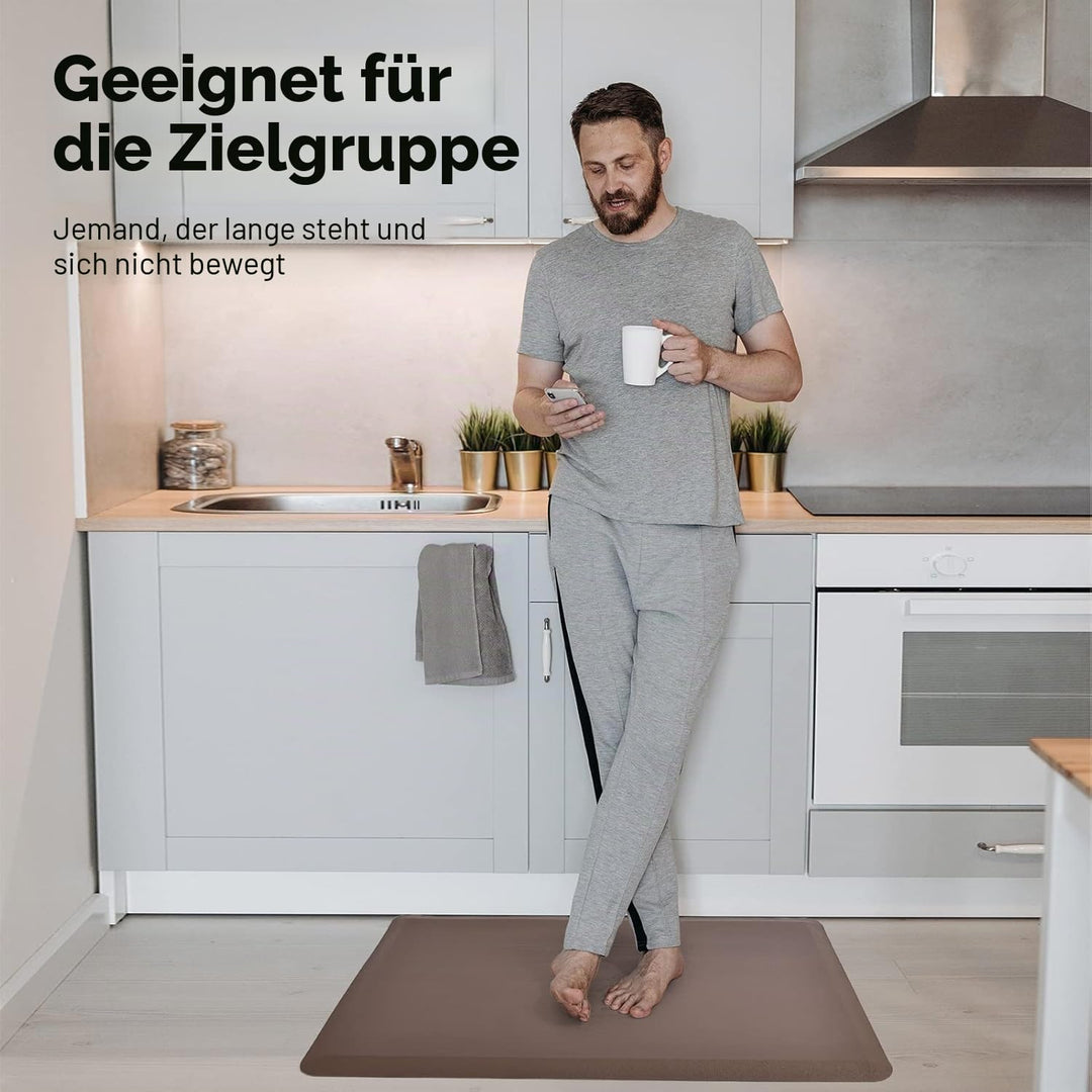 Art3d Anti-Ermüdungsmatte Komfortmatte gepolsterte Küchenmatte rutschfestes Schaumstoff-Komfortkisse