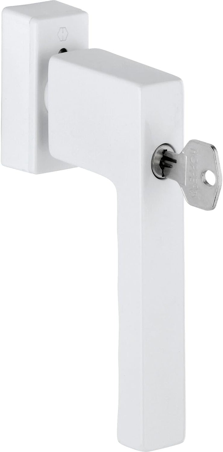 HOPPE Fenstergriff TOULON - Sperrzylinder, VK 7 x 32 - 42 mm, Alu silber silber eloxiert, silber elo