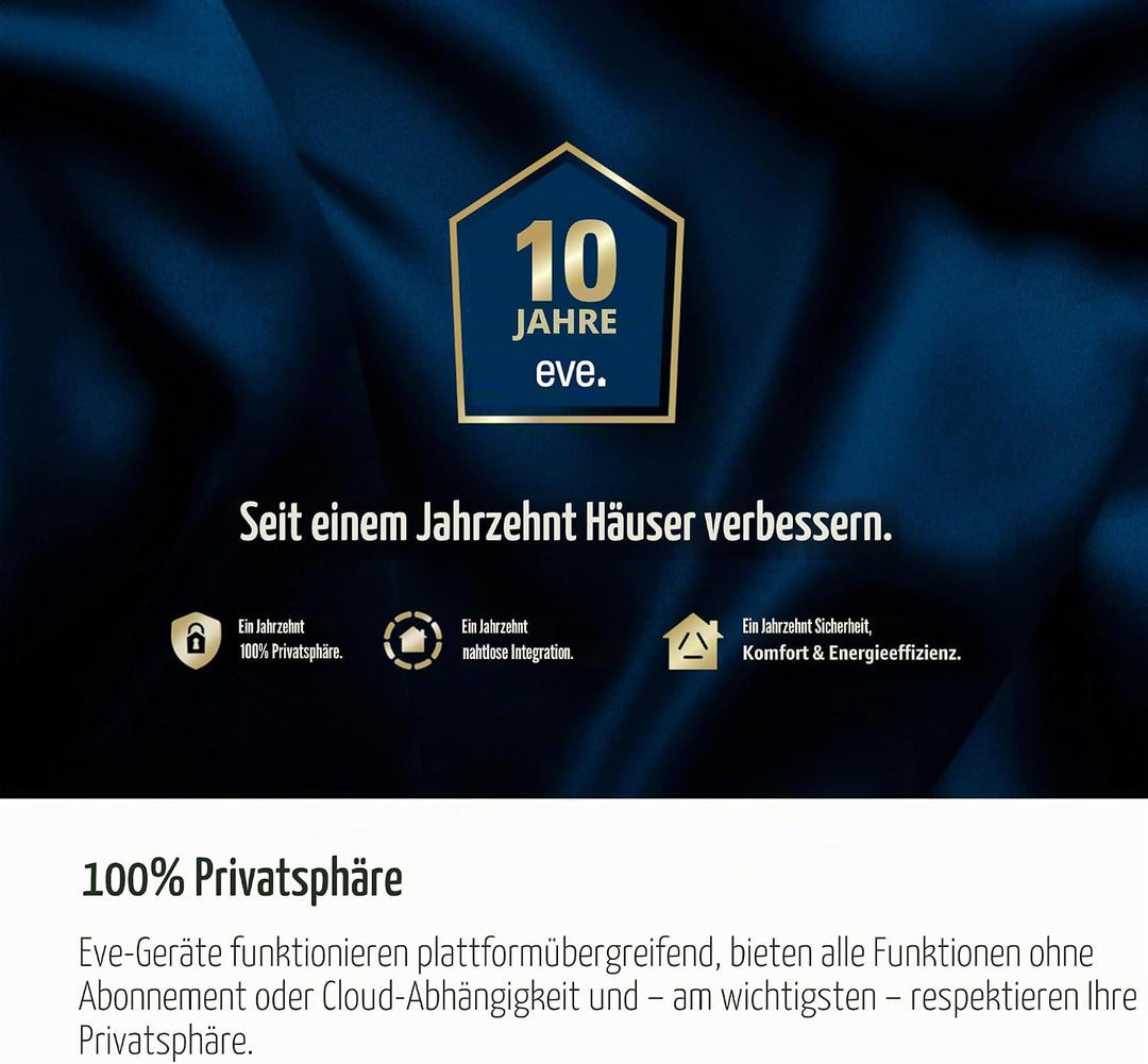 Eve Outdoor Cam – Smarte Aussenkamera mit Flutlicht, Sicherheit & Privatsphäre (HomeKit Secure Video