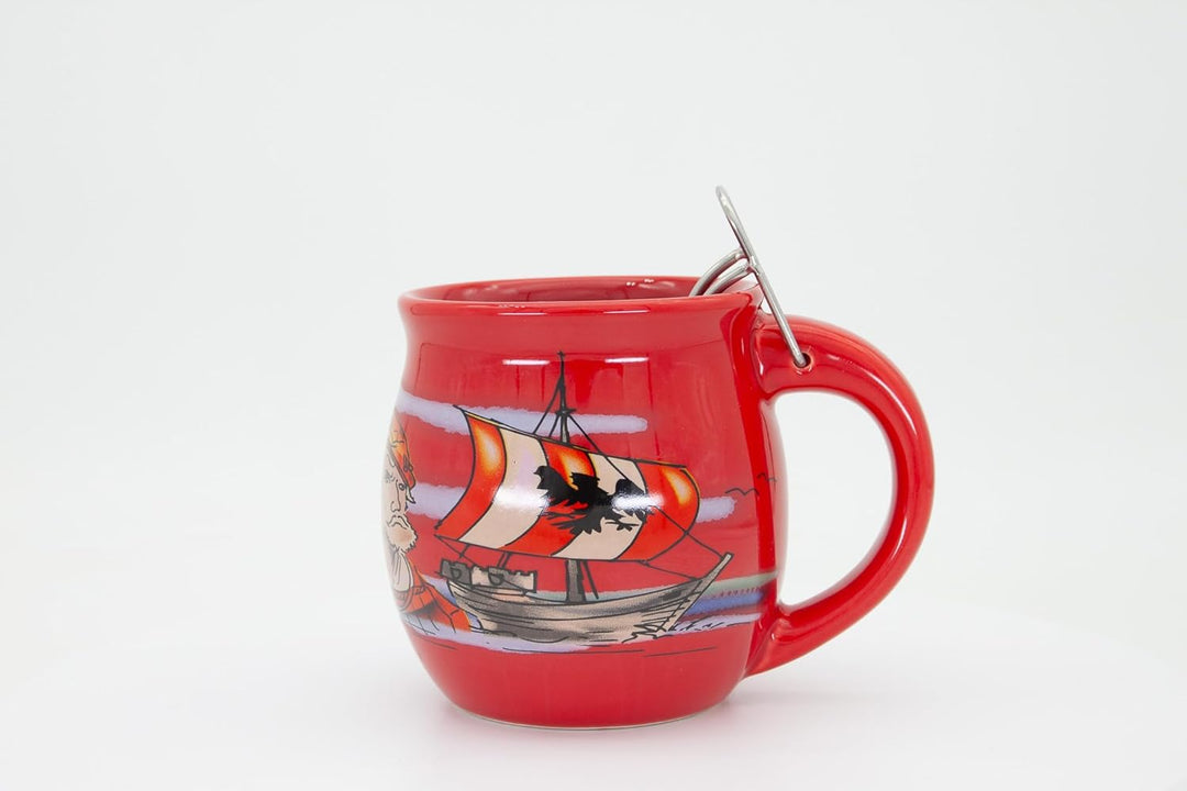 Feuerzangentasse 6er im Karton, Rot/Störtebeker - für Feuerzangenbowle Rot / Störtebeker, Rot / Stör