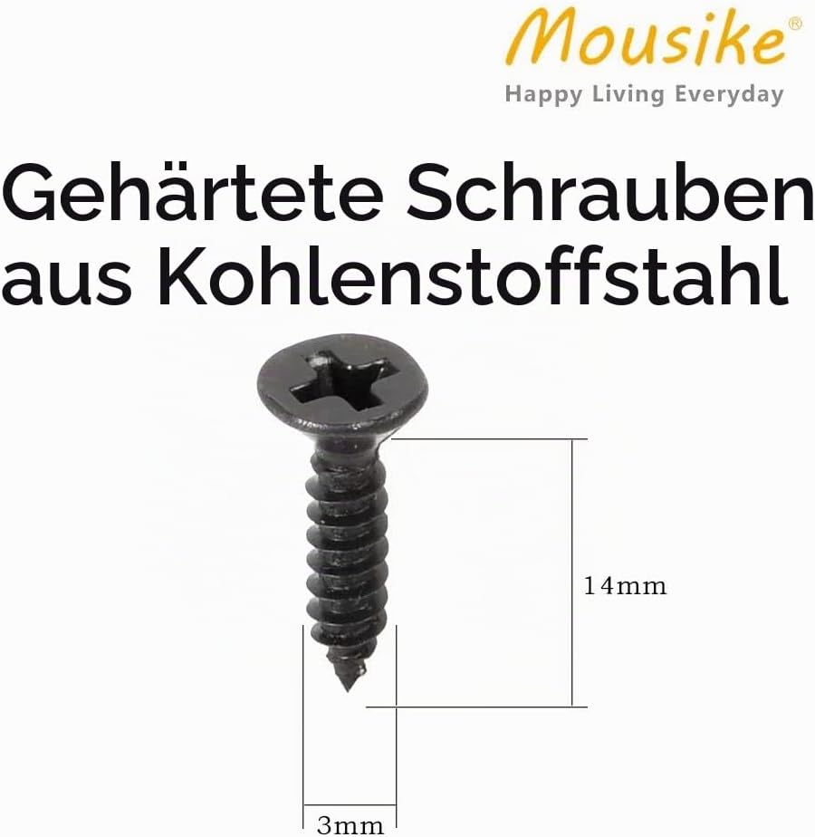 Mousike Magnetischer Türverschluss Heavy Duty 40KG Edelstahl-Türmagnete mit starkem Magnet für Küche
