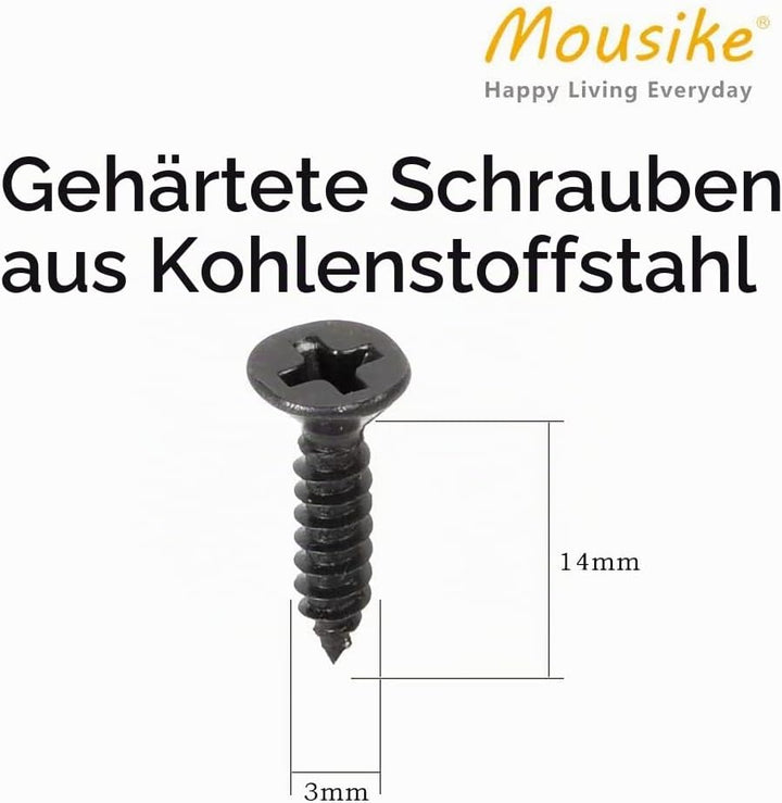 Mousike Magnetischer Türverschluss Heavy Duty 40KG Edelstahl-Türmagnete mit starkem Magnet für Küche