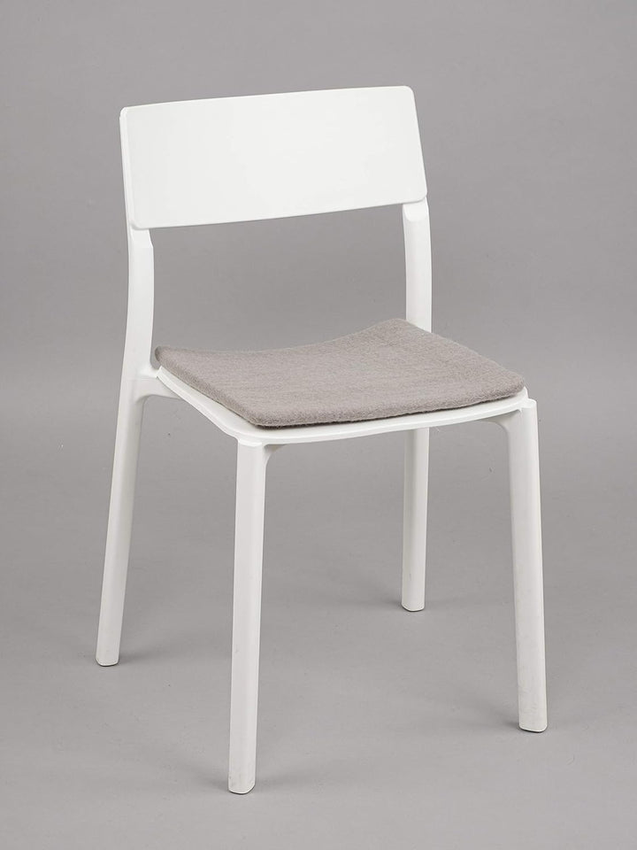 myfelt Flache Filz Sitzauflage, Filz Stuhlauflage - Luis - quadratisch, 36x36 cm, Grau, Grau