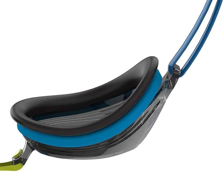 Speedo Unisex Vengeance Schwimmbrille | Wettkampf | Training Einheitsgrösse Atomic Lime/Pool Blue/Sm