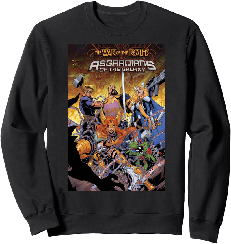 Marvel War Of The Realms Asgardians Of The Galaxy Comic Sweatshirt