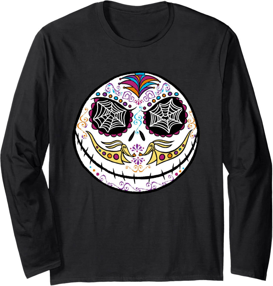 Disney The Nightmare Before Christmas Jack Sugar Skull Langarmshirt