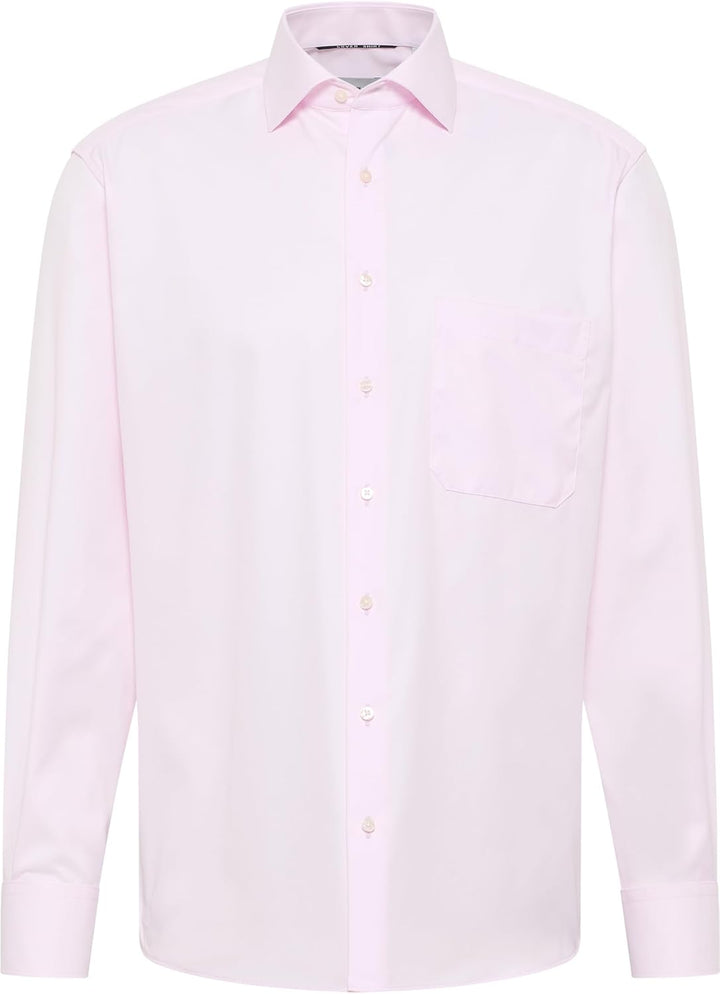 ETERNA Male Cover Shirt unifarben Comfort FIT 41 Rosa, 41 Rosa