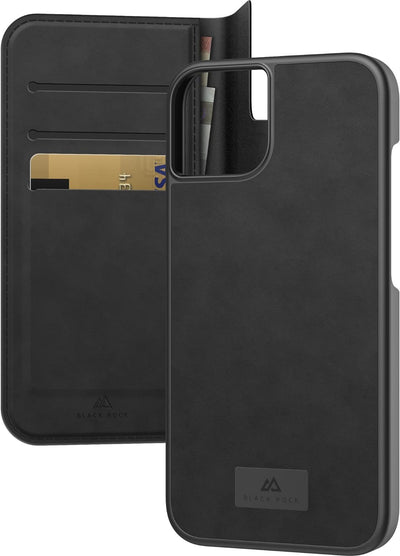 Black Rock - Hülle 360 Grad Klapphülle 2-In-1 Leder Wallet Passend für Apple iPhone 14 I Handyhülle,