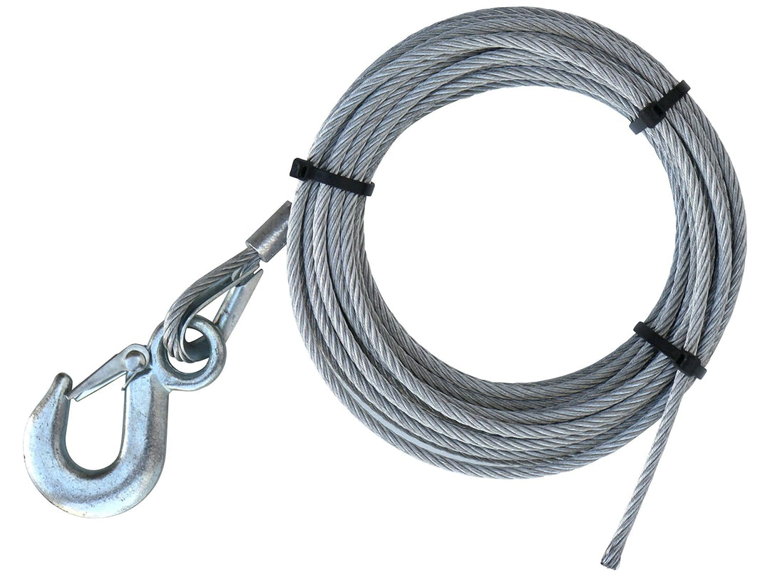 Rotek Konsolen-Seilwinde mit Bremse, HW-A-0800 (Kapazität 800kg) mit 10m Seil (D5mm), mit 10m Seil (