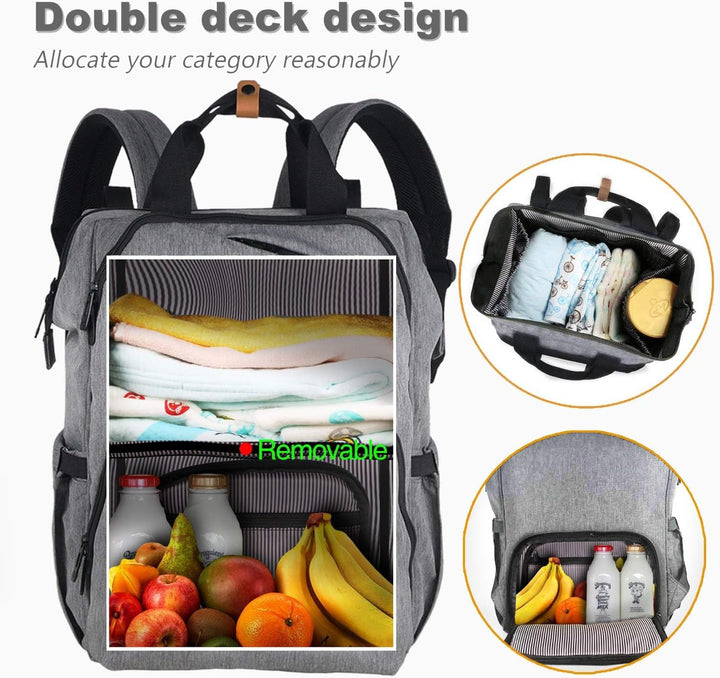 Hap Tim Baby Wickelrucksack Wickeltasche/Rucksack - Multifunktions-Designer Windeltaschen Grosse Kap