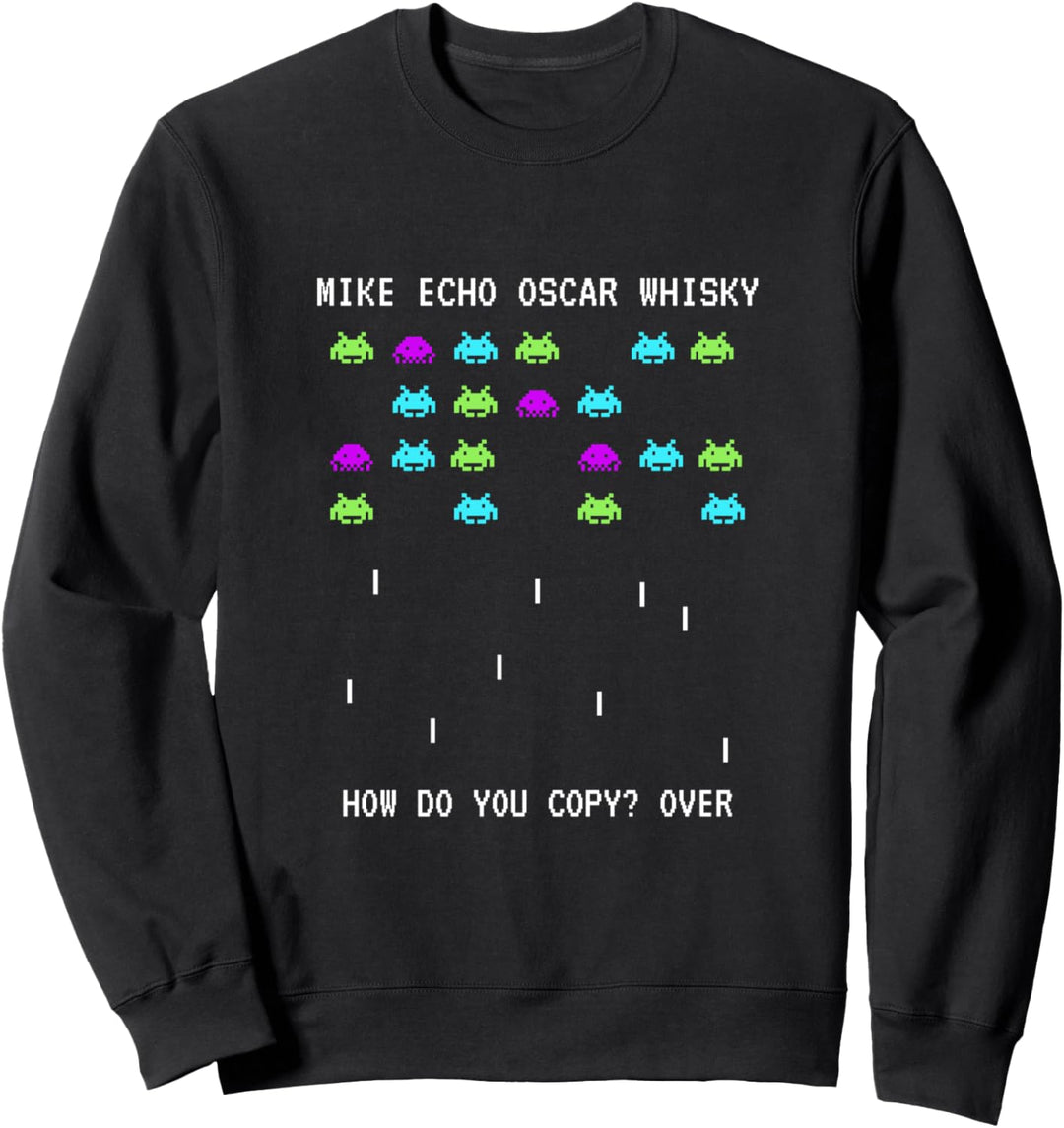 Mike Echo Oscar Whisky Wie kopieren Sie über Spiel Old Sweatshirt