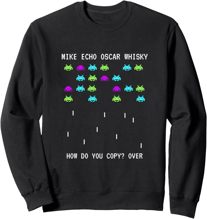 Mike Echo Oscar Whisky Wie kopieren Sie über Spiel Old Sweatshirt