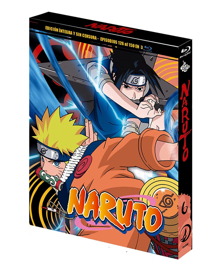 Naruto box 6 episod.126-150 - BD