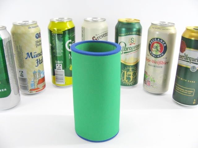 Erstklassige Qualitätskühler für 0,5L Bierdosen oder Bierflaschen im bunten Mix aus 5 Neoprenkühlern