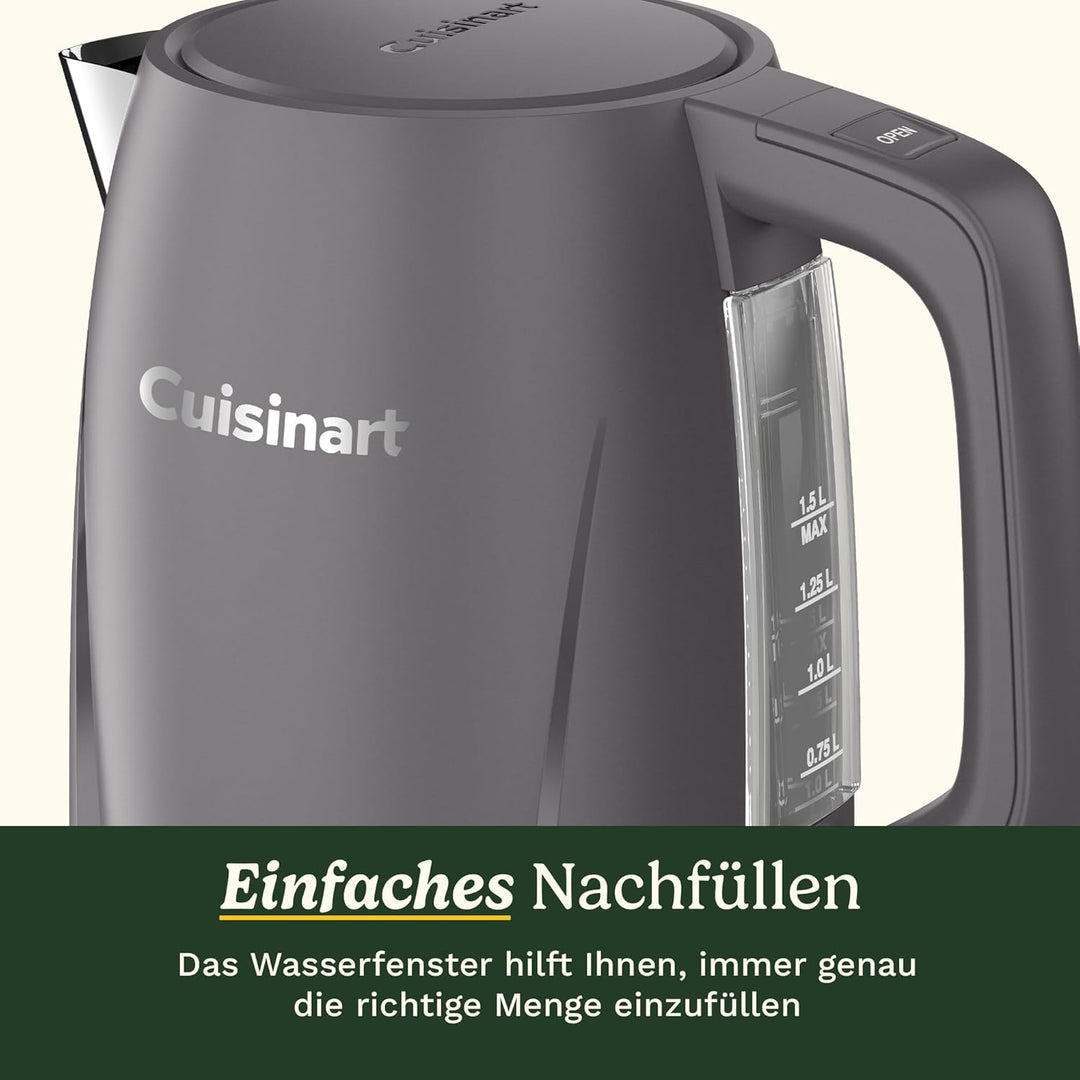 Cuisinart Core Collection Wasserkocher | 1,5 L Doppelwandig | BPA-frei | Schnellkochfunktion | Edels