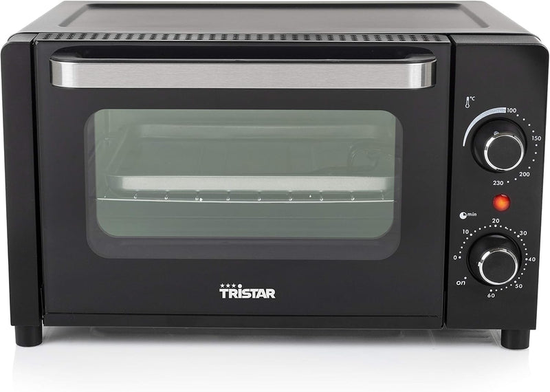 Tristar OV-3615 Mini-Ofen, zum Grillen, Backen und Toasten, 60 Minuten-Timer, Kapazität 10 Liter, 80