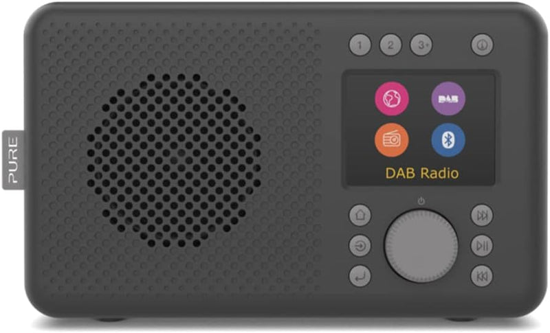 Pure Elan Connect tragbares DAB+ Radio mit Bluetooth 5 (DAB/DAB+ und UKW Radio TFT Farbdisplay 20 Se