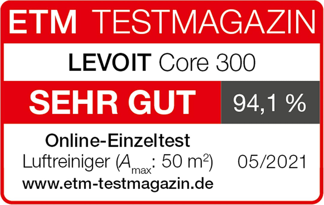 LEVOIT Luftreiniger H13 HEPA Luftfilter für Allergiker, Air Purifier gegen 99,97% von Schimmel Staub