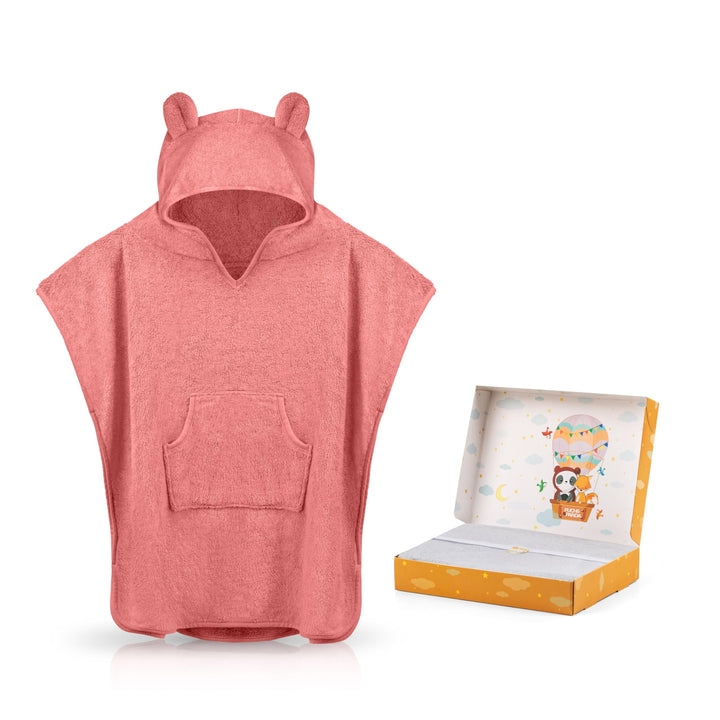 Fuchs&Panda® Badeponcho Kinder EXTRA warm, weich & kuschelig (100% Bambus) | Badeponcho Baby | Handt